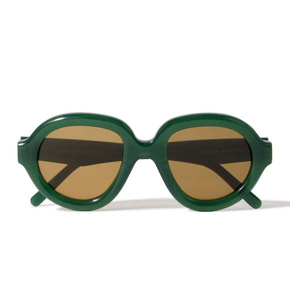 Loewe Accessories - NWT Loewe Dark Green Sunglasses with Gold Logo
